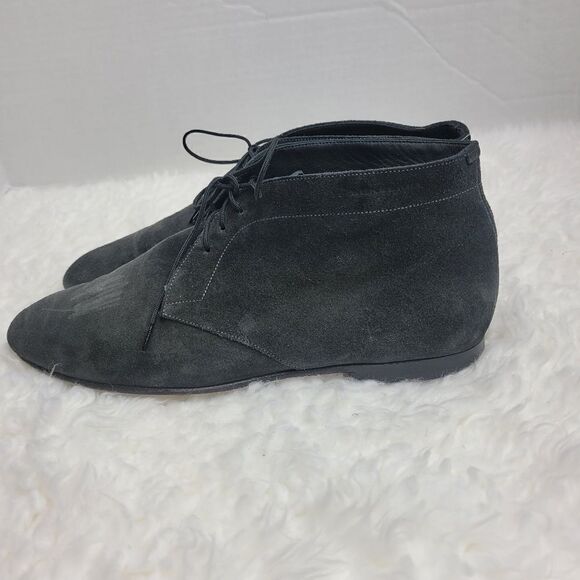 Burberry Chukka Boots Men\'s Size 8  Black Suede Bexton Desert Shoes